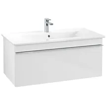 Villeroy & Boch Villeroy und Boch Venticello Waschtisch-Unterschrank A93501DH 95,3 x 42 x 50,2 cm, Griff Chrom, Glossy White
