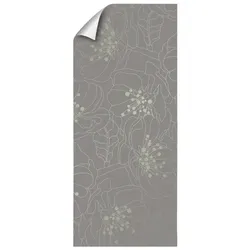 mySPOTTI Vliestapete »Misaki«, Blumenmuster, grau/beige, matt