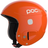 POC POCito Skull - Sicherer Kinderskihelm für Rennen, Fluorescent Orange, XS-S (51-54cm)