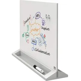 NOBO Glas-Magnettafel Diamond 60,0 x 45,0 cm weiß