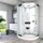 AcquaVapore Komplettdusche Duschkabine Fertigdusche Dusche D58-00T0 80x80 cm, ohne 2K Scheiben Versiegelung