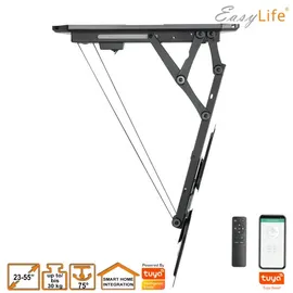 Easy Life EasyLife TV Deckenhalter Smart Home elektrisch schwenkbar 23 bis 55 Zoll VESA 400x400 Schwarz
