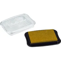 Tsukineko Stempelkissen Delicata Metallic 10 x 7 cm Gold