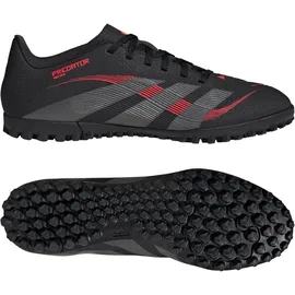 adidas Predator Club TF Multinocken-Fußballschuhe ID3783 - core black/grey four/lucid red 40 2/3