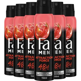 Fa Pflege Men Attraction Force Deospray 6 x 150 ml