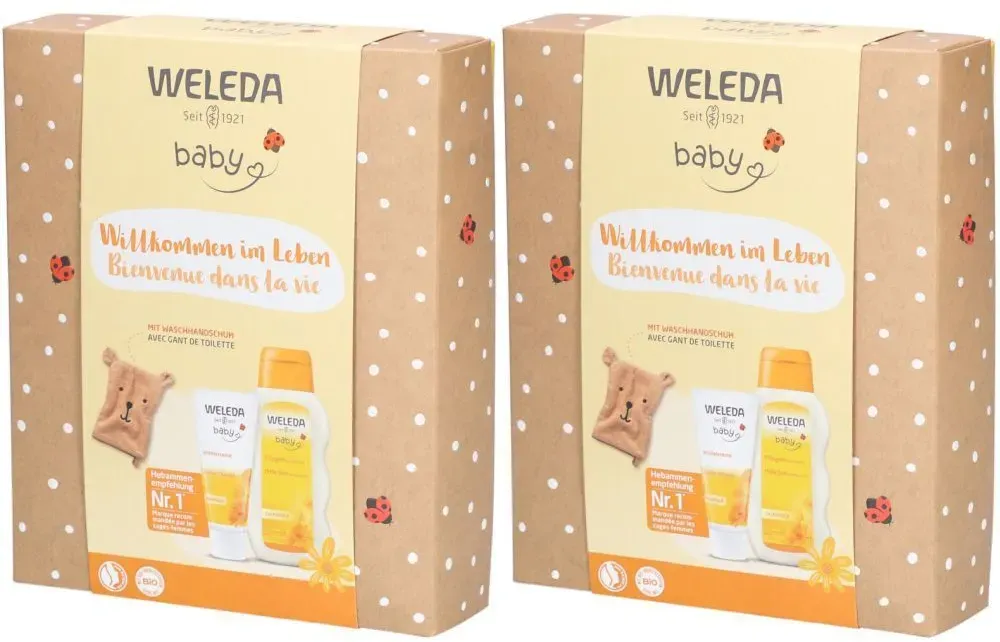 Weleda Baby Set Geschenk Willkommen im Leben