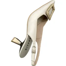 Hispanitas Flache Pumps für Damen, beige, Größe 38 EU