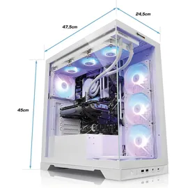 Kiebel kiebel.de Gaming PC Invader IX AMD Ryzen 7 9800X3D, 32GB DDR5, NVIDIA RTX 5080 16 GB, 2TB SSD, Windows 11, Gaming PC