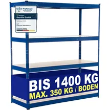 CLP Lagerregal 160x60x180 cm blau