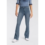 Arizona Bootcut-Jeans »Ultra Stretch«, Gr. 21 K - L Gr, blau (blue, used) Damen Jeans Bootcut