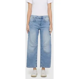 MAC Ohio Jeans Barrel in Bleached Look-D38