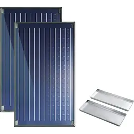 Bosch Solaranlage SO576, Flachdach mit Beschwerungswannen