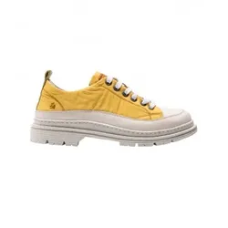 Art Unisex. 118941124003_024 Schuhe Nylon Gelb Birmingham gelb (43), Stoff, Wohnung, Schnürsenkel, Lässig