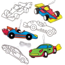 Suncatcher-Bastelsets "Rennwagen" (pro Set 8) Bastelsets