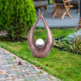 bmf-versand Solarleuchte Garten 2er Set 47 cm Solarlampe Außen Leuchte Solar