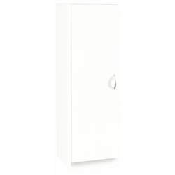 Seitenschrank WIHO KÜCHEN „Flexi“ Schränke Gr. B/H/T: 50 cm x 165 cm x 60 cm, front und korpus: weiß Seitenschrank
