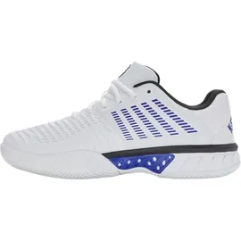 K-Swiss Express Light 3 Tennis Shoe, White/Dazzling Blue/Black, 44.5 EU