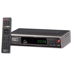 auvisio Mini DVB T2 Receiver: DVB-T2-Receiver mit H.265/HEVC für Full-HD-TV, HDMI & SCART, LAN, USB (DVB-T2 Receiver Mini HDMI)