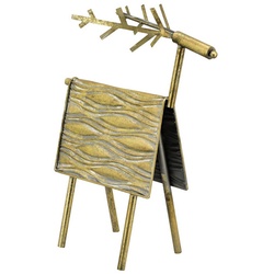 Flowerbox Tierfigur - goldfarben