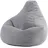 I.C.O.N. Icon Dalton Sitzsack Cord, Grau, Gaming Sitzsack Erwachsene mit Füllung, Bean Bag, Cord Sessel, Chill Sessel, Lounge Stuhl, Schlafzimmer, Wohnzimmer Möbel