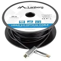LANBERG HDMI Typ A (Standard) Schwarz, Silber