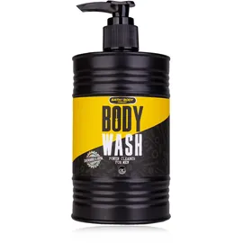 Accentra Duschgel/Body Wash BATH + BODY TOOLKIT in Pumpspender in Ölfassform, 400ml, Duft: Sandalwood & Musk - Bade- und Dusch-Gel für Männer