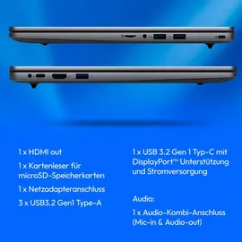 Medion E15223 Intel Celeron N100 4 GB RAM 128 GB SSD Win11 Home S Modus