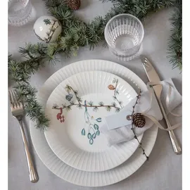 Kähler Hammershøi Christmas Suppenteller Ø21 cm Weiß