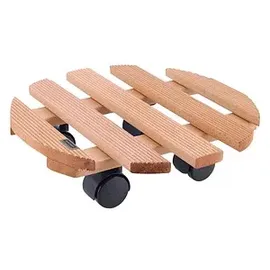 Wagner System WAGNER® design yourself Pflanzenroller COUNTRY GH 0182 Holz hellbraun rund 30,0 x 8,2 cm