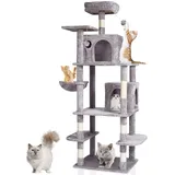 Vevor Kratzbaum 174 cm hellgrau