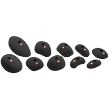 Ocùn 2 Slopers Klettergriff Schwarz