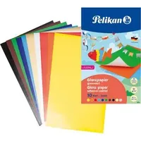 Pelikan Glanzpapier gummiert 18 x 30 cm 10 Blatt