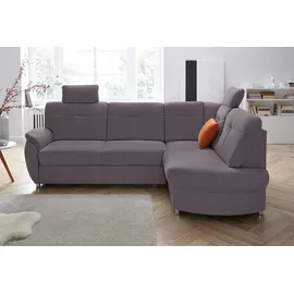 sit&more Eckcouch Kunstleder 2-Sitzer Grau