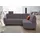 sit&more Eckcouch Kunstleder 2-Sitzer Grau