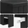vidaXL Badezimmerschrank 59 x 44,5 x 50 cm Schwarz