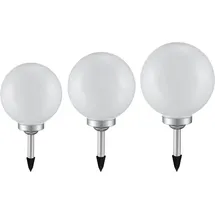 ETC Shop 3er Set Solarkugeln, Erdspieß D 15, 20, 25 cm