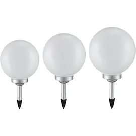 ETC Shop 3er Set Solarkugeln, Erdspieß D 15, 20, 25 cm