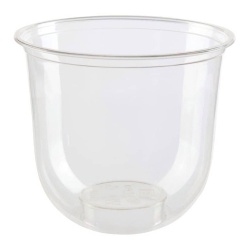Greenbox Dessertbecher, PLA, 300 ml, Ø 9,6 cm, Umweltfreundlicher Einwegbecher für den süßen Genuss unterwegs, 1 Packung = 50 Stück