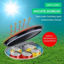EasyMaxx Flaschenkühler Outdoor 2.0 - grau