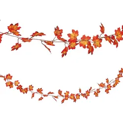Herbst Blattgirlande orange 190cm - OS