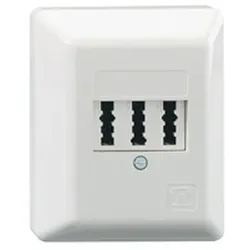 Rutenbeck TAE-Anschlussdose TAE 3x6 NFN Ap rw
