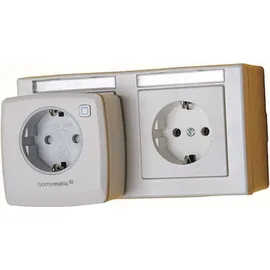 eQ-3 Homematic IP Dimmer-Steckdose Phasenabschnitt Typ F, Funksteckdose mit Dimmer (150327A0)