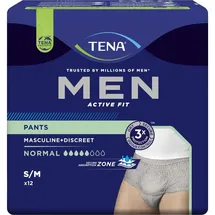 TENA Men Act.Fit Inkontinenz Pants Norm.s/m grau