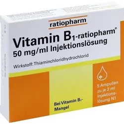 VITAMIN B1-RATIOPHARM 50 mg/ml Inj.Lsg.Ampullen 10 ml