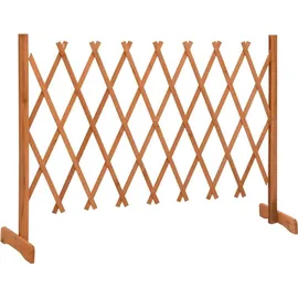 vidaXL Garten-Rankzaun 150 x 80 cm Orange/Holz
