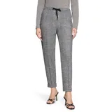 Betty & Co Karo-Hose mit Bindegürtel 44