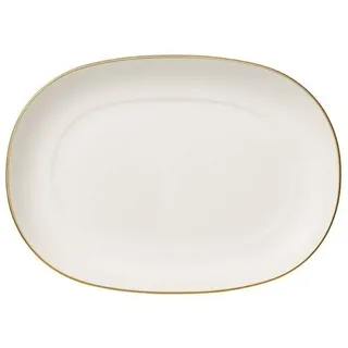 Villeroy & Boch SIGNATURE Sauciere-Unterteil Anmut Gold Snack-Teller oder Untertasse für Sauciere