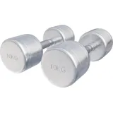 Kurzhantel Chrom 1 - 20 kg silber|silber|silber 2x5kg
