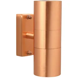 Nordlux Tin Double, Wandbeleuchtung für den Außenbereich, Kupfer, Kupfer, IP54,