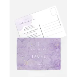 Einladungskarten Taufe selbst gestalten mit Spruch und Fotos im Onlinedesigner bei Meine-Kartenmanufaktur.de